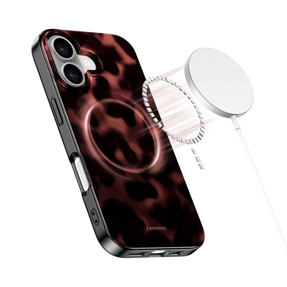 Θήκη Tech-Protect Lamano MagSafe για iPhone 16 Μαύρο Κόκκινο | www.lightgear.gr