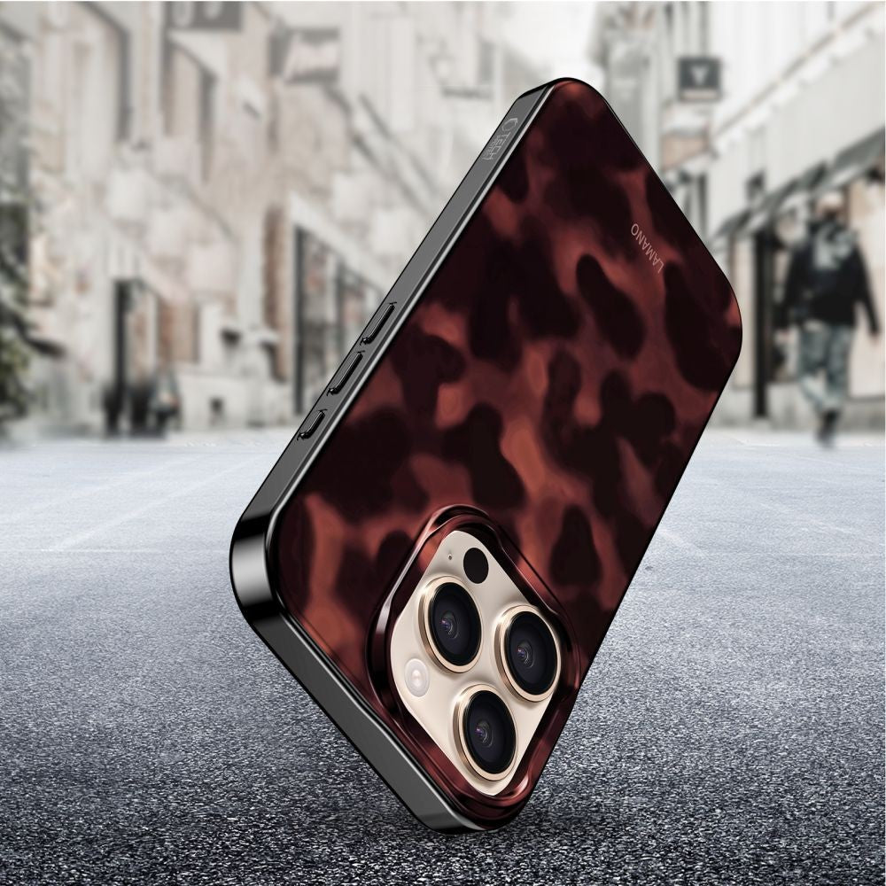 Θήκη Tech-Protect Lamano MagSafe για iPhone 16 Pro Max Μαύρο Κόκκινο | www.lightgear.gr