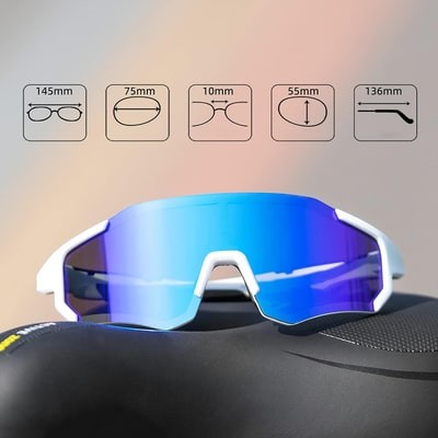 Γυαλιά Ποδηλασίας Rockbros Photochromic UV400 Waved | www.lightgear.gr