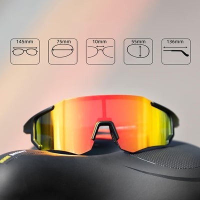 Γυαλιά Ποδηλασίας Rockbros Photochromic UV400 Waved | www.lightgear.gr