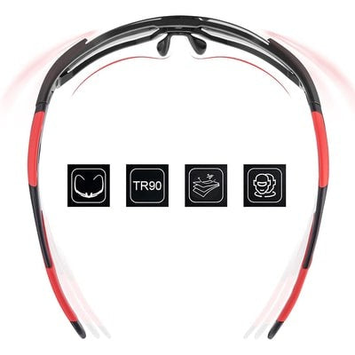 Γυαλιά Ποδηλασίας Rockbros Photochromic UV400 Waved | www.lightgear.gr