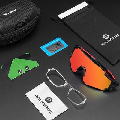 Γυαλιά Ποδηλασίας Rockbros Photochromic UV400 Waved | www.lightgear.gr