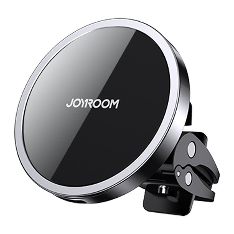 Car Magnetic Holder Qi Wireless Inductive Charger 15W Joyroom MagSafe Compatible για iPhone Μαύρο (JR-ZS240) | www.lightgear.gr