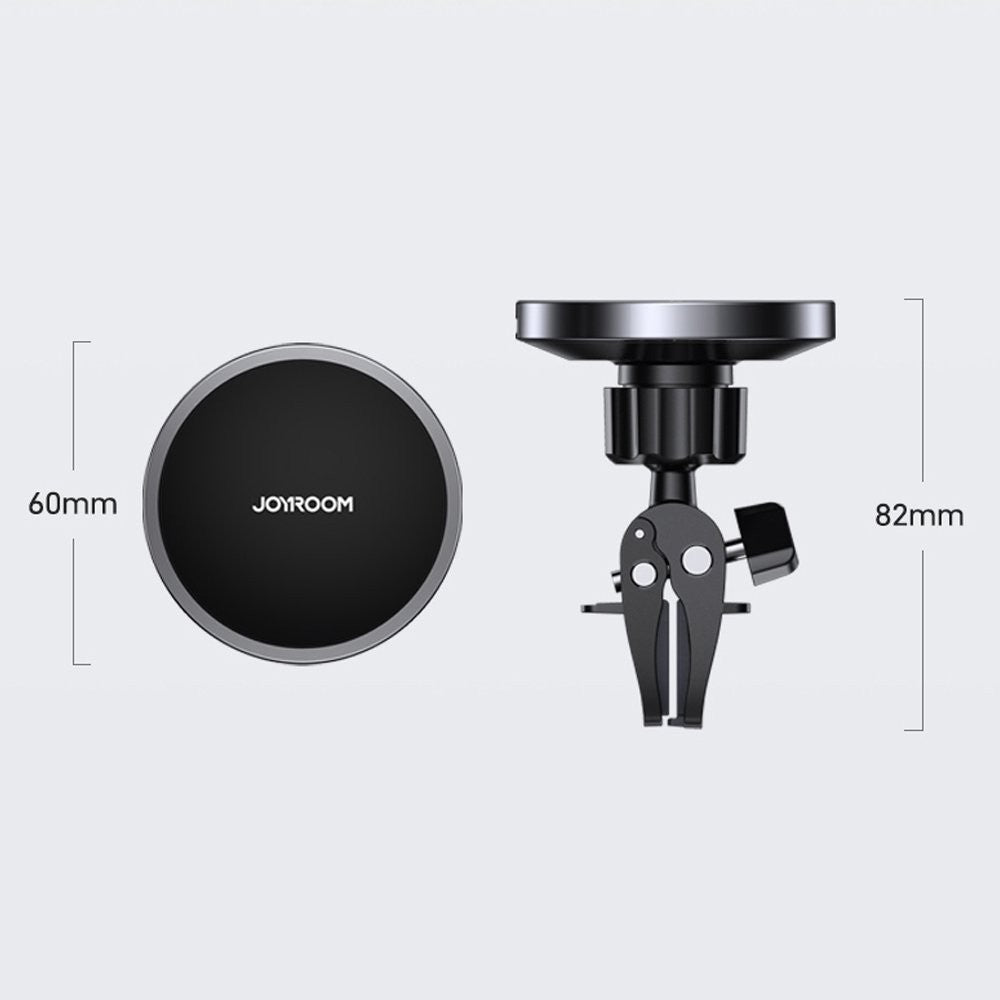 Car Magnetic Holder Qi Wireless Inductive Charger 15W Joyroom MagSafe Compatible για iPhone Μαύρο (JR-ZS240) | www.lightgear.gr