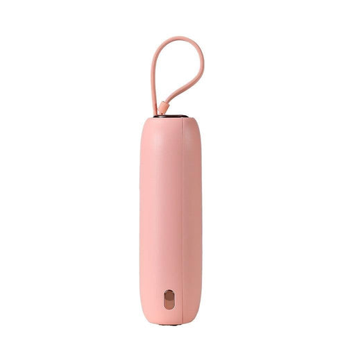 Mini Powerbank Joyroom 10000mAh Colorful Series 22.5W με 2 Ενσωματωμένα Καλώδια USB-C και Lightning Ροζ (JR-L012) | www.lightgear.gr
