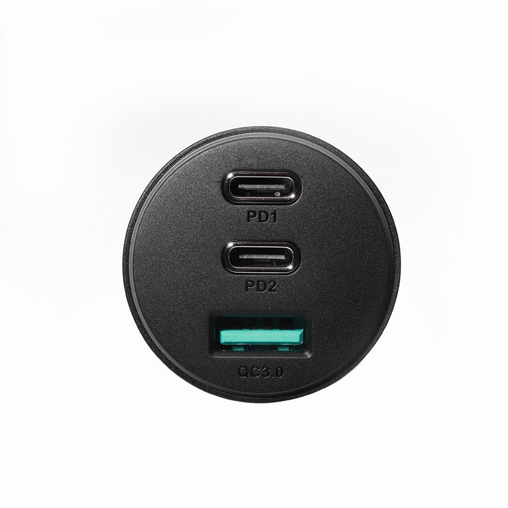 Φορτιστής Αυτοκινήτου Joyroom 70W με 3 Θύρες USB, 2 x USB-C Μαύρο (JR-CL26) | www.lightgear.gr