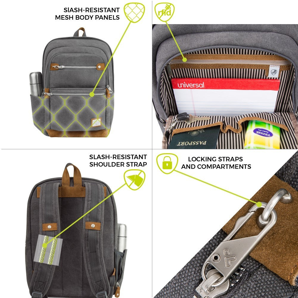 Σακίδιο Travelon Anti-Theft Heritage 22lt | www.lightgear.gr
