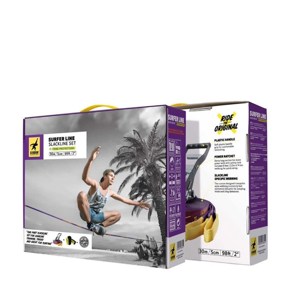Ιμάντας Ισορροπίας Slackline Gibbon Surferline Treewear Σετ | www.lightgear.gr