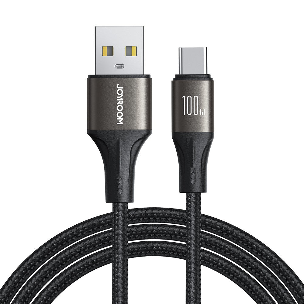 Καλώδιο Joyroom Light-Speed Series S-A25 USB-A / USB-C 100W 1.2m Μαύρο | www.lightgear.gr