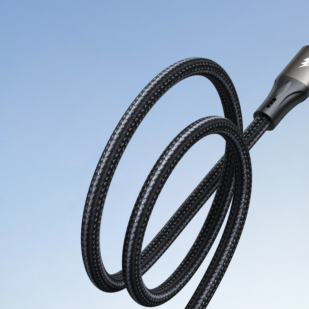 Καλώδιο Joyroom Light-Speed Series S-A25 USB-A / USB-C 100W 1.2m Μαύρο | www.lightgear.gr