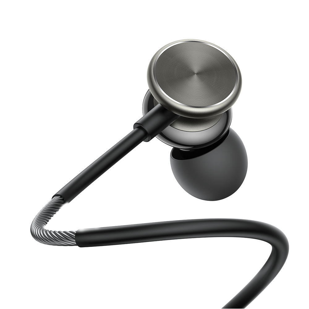 Wired In-Ear Ακουστικά Joyroom JR-EW03 Dark Gray | www.lightgear.gr
