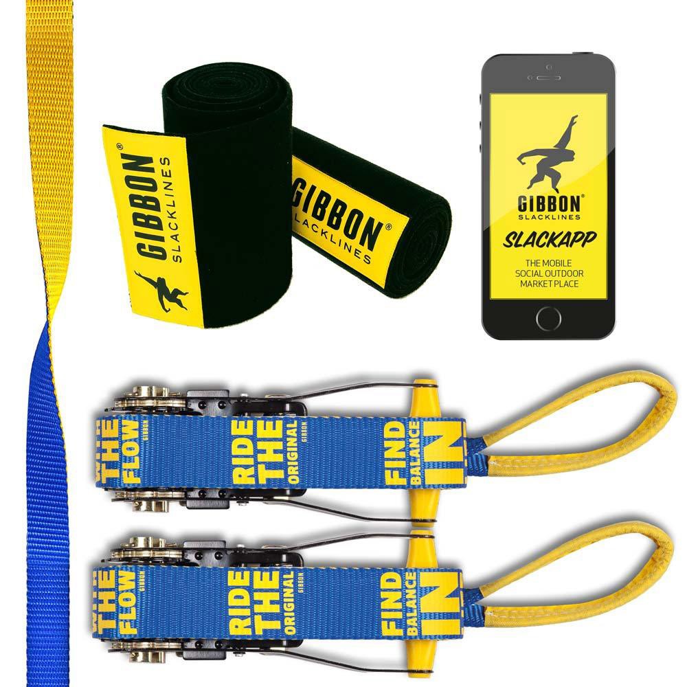 Ιμάντας Ισορροπίας Slackline Gibbon Flowline Treewear Σετ | www.lightgear.gr
