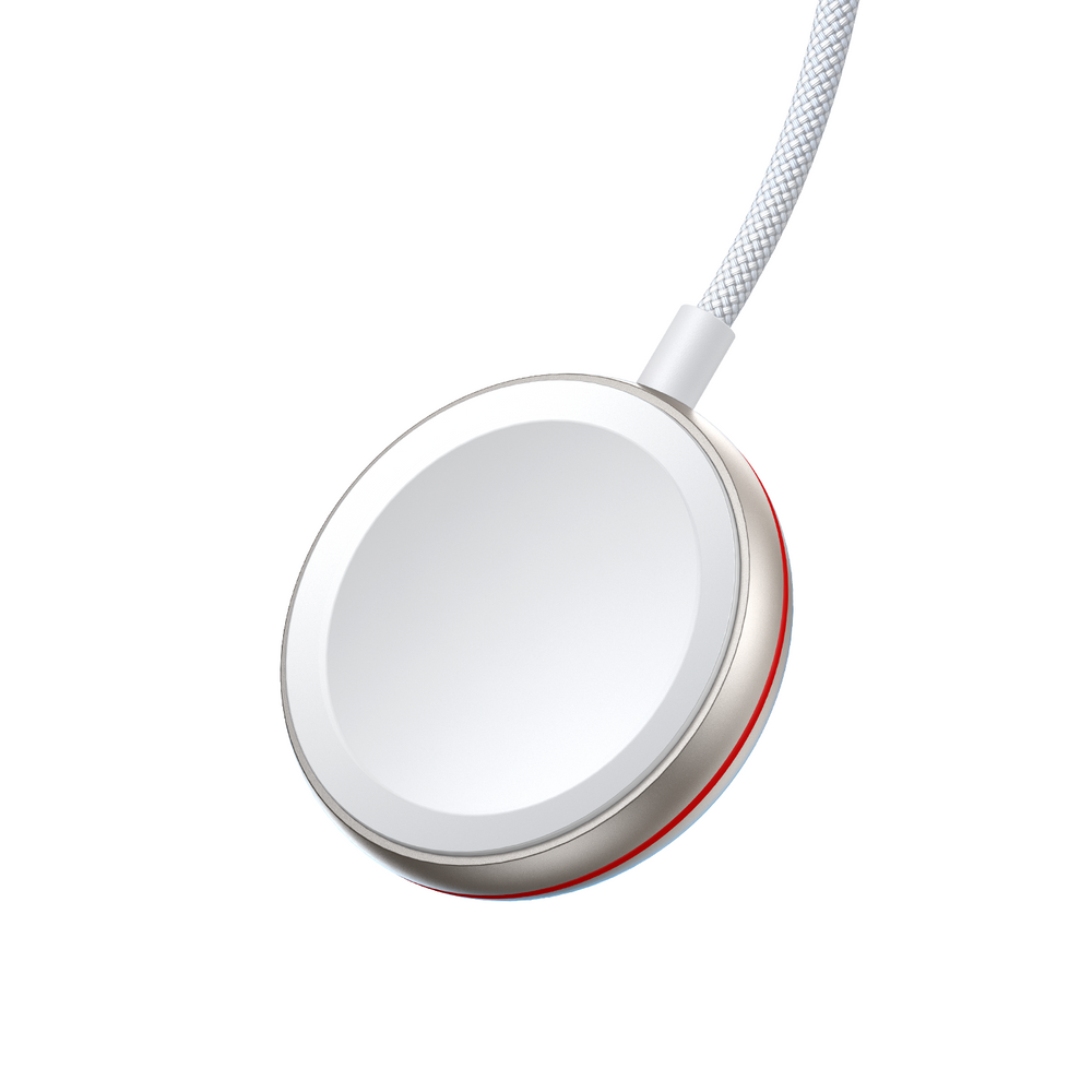 2 in 1 Lightning Καλώδιο και Inductive Charger Joyroom για Apple Watch 1.5m Λευκό (S-IW012) | www.lightgear.gr
