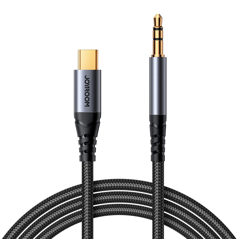 Audio Transfer Series Joyroom SY-A07 Mini Jack 3.5mm/USB-C Καλώδιο 1.2m Μαύρο | www.lightgear.gr