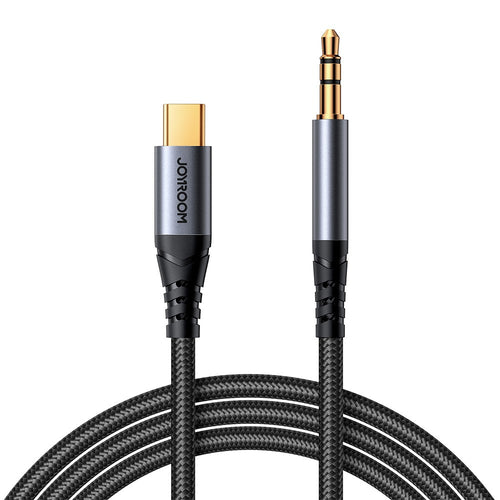 Audio Transfer Series Joyroom SY-A07 Mini Jack 3.5mm/USB-C Καλώδιο 1.2m Μαύρο | www.lightgear.gr