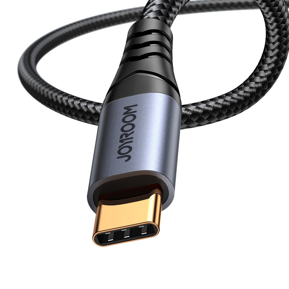 Audio Transfer Series Joyroom SY-A07 Mini Jack 3.5mm/USB-C Καλώδιο 1.2m Μαύρο | www.lightgear.gr