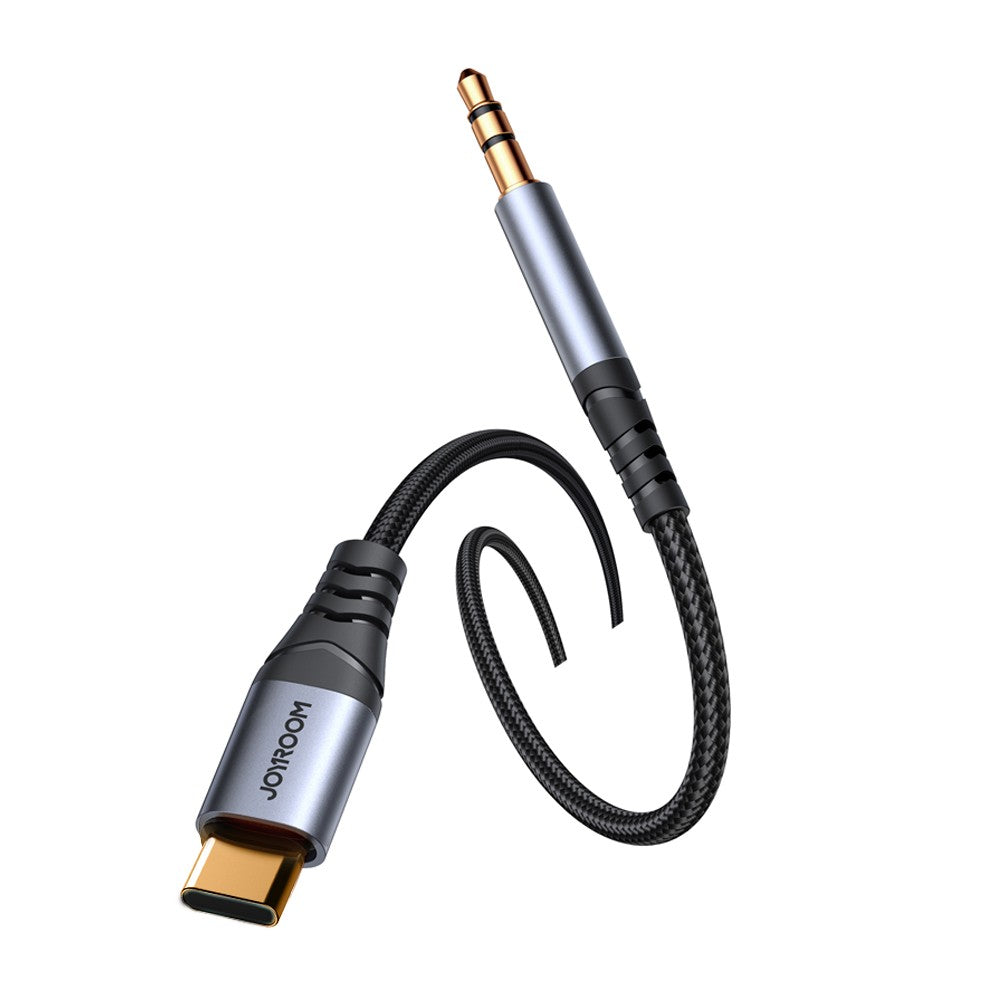 Audio Transfer Series Joyroom SY-A07 Mini Jack 3.5mm/USB-C Καλώδιο 1.2m Μαύρο | www.lightgear.gr