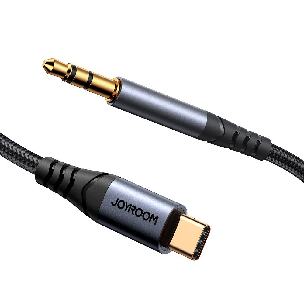 Audio Transfer Series Joyroom SY-A07 Mini Jack 3.5mm/USB-C Καλώδιο 1.2m Μαύρο | www.lightgear.gr