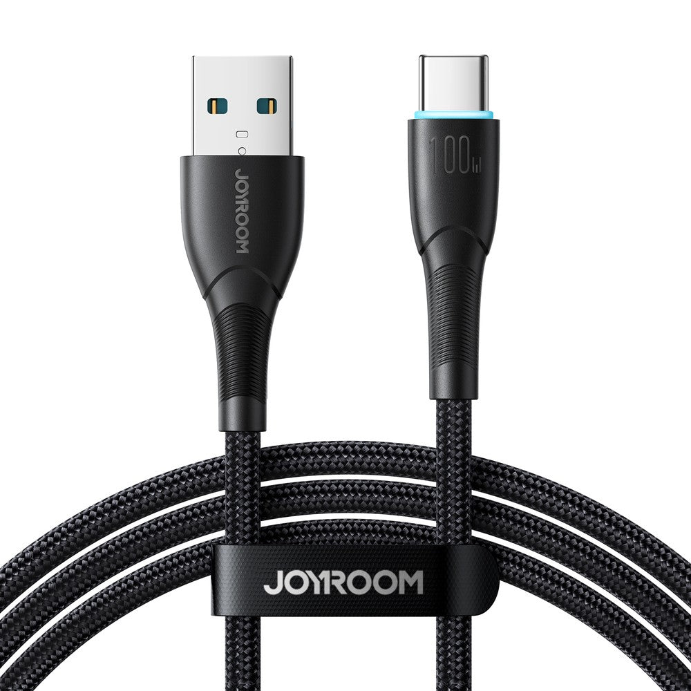 Καλώδιο Joyroom Starry Series SA32-AC6 100W USB-A / USB-C 1m Μαύρο | www.lightgear.gr