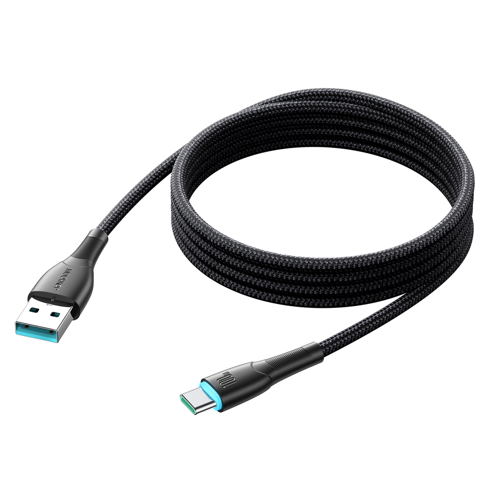 Καλώδιο Joyroom Starry Series SA32-AC6 100W USB-A / USB-C 1m Μαύρο | www.lightgear.gr