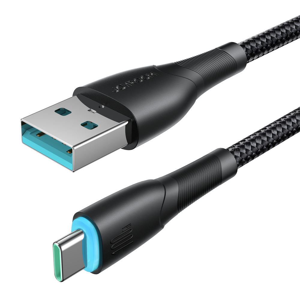 Καλώδιο Joyroom Starry Series SA32-AC6 100W USB-A / USB-C 1m Μαύρο | www.lightgear.gr