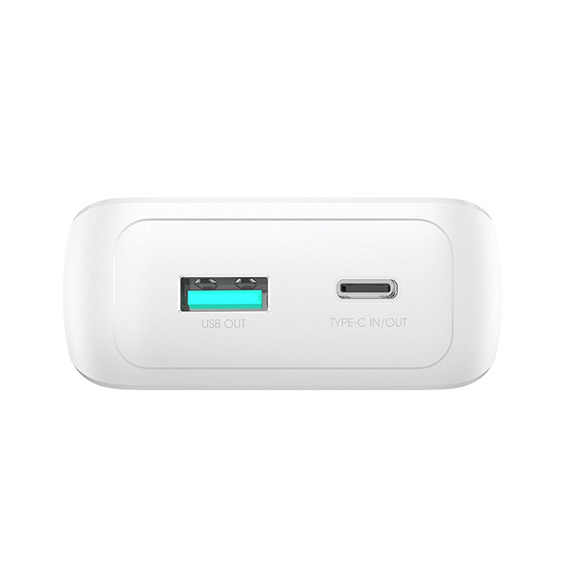 Mini Power Bank Joyroom JR-PBC06 30W 10000mAh με Ενσωματωμένα Καλώδια Λευκό | www.lightgear.gr