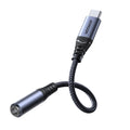 USB-C DAC Adapter Joyroom SY-C01 σε 3.5mm Mini Jack Μαύρο | www.lightgear.gr