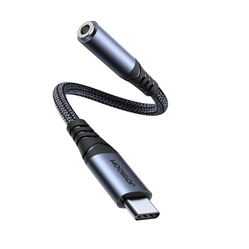 USB-C DAC Adapter Joyroom SY-C01 σε 3.5mm Mini Jack Μαύρο | www.lightgear.gr