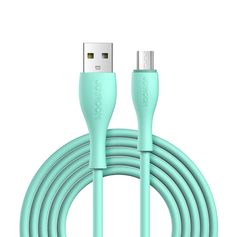 Bowling Data Cable Joyroom S-2030M8 USB-A / Micro USB 3A 2m Πράσινο | www.lightgear.gr