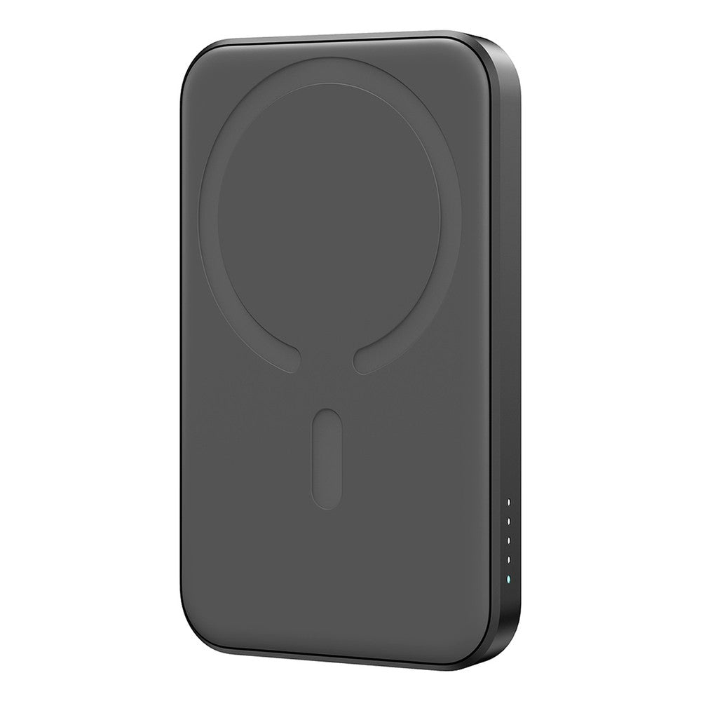 Powerbank Joyroom JR-W020 Mini 5000mAh USB-A USB-C Inductive 20W Μαύρο + Καλώδιο USB-C / USB-C | www.lightgear.gr