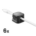 Magnetic Cable Organizer Joyroom JR-ZS368 Μαύρο 6τεμ | www.lightgear.gr