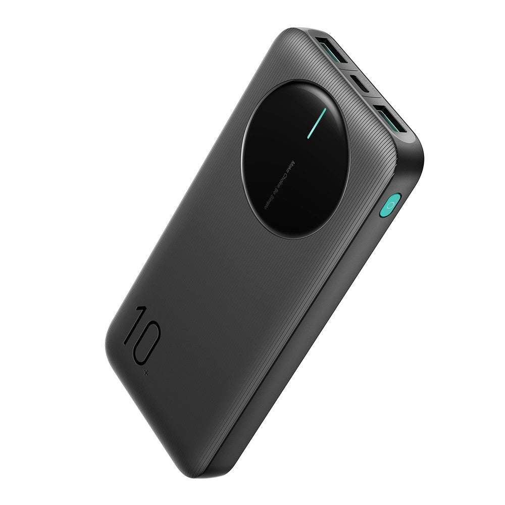 Powerbank Joyroom JR-PBF12 10000mAh 2.4A 2x USB-A 1x USB-C Μαύρο | www.lightgear.gr