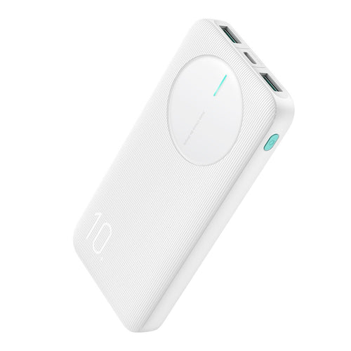 Powerbank Joyroom JR-PBF12 10000mAh 2.4A 2x USB-A 1x USB-C Λευκό | www.lightgear.gr