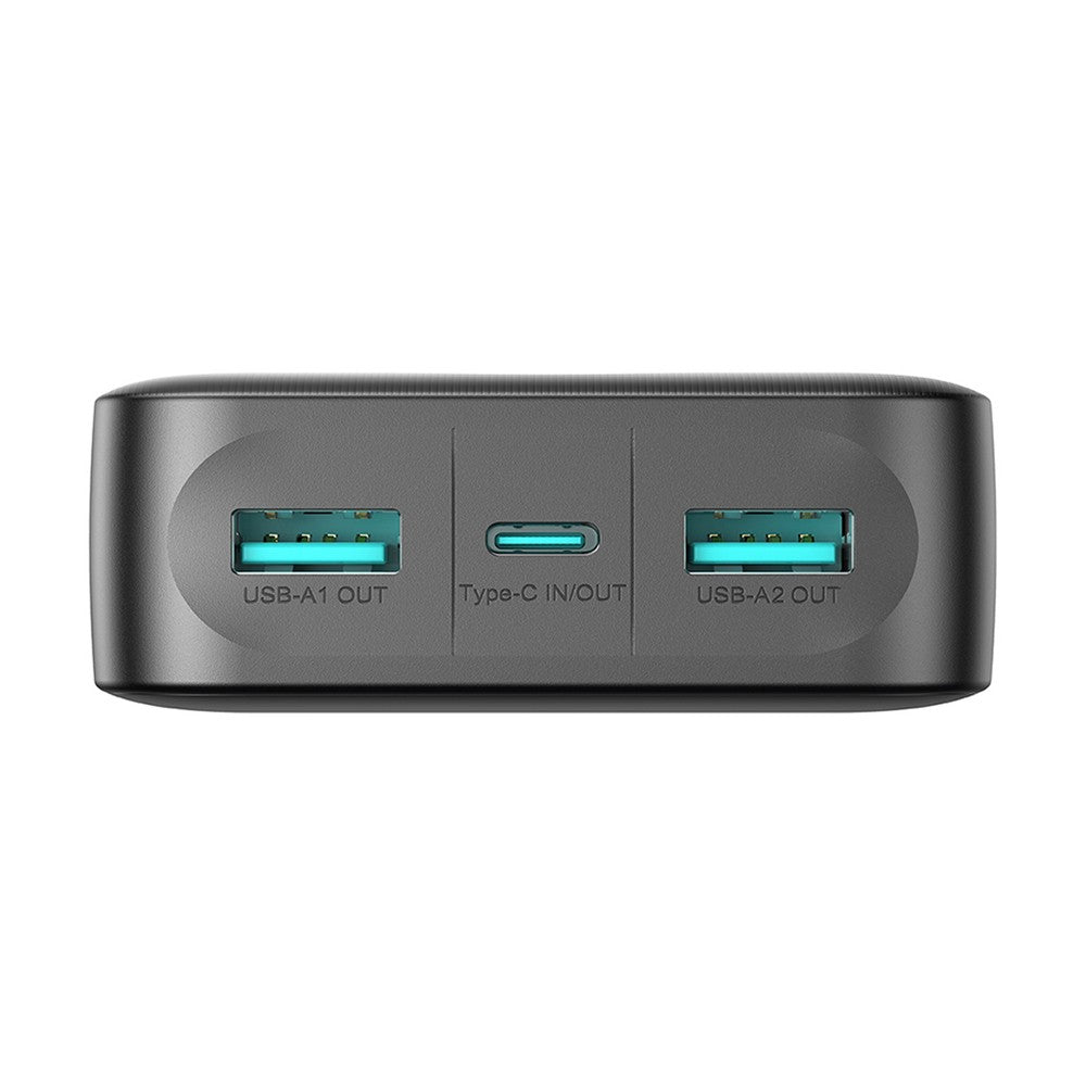 Powerbank Joyroom JR-PBF14 20000mAh 2.4A 2x USB-A 1x USB-C Μαύρο | www.lightgear.gr