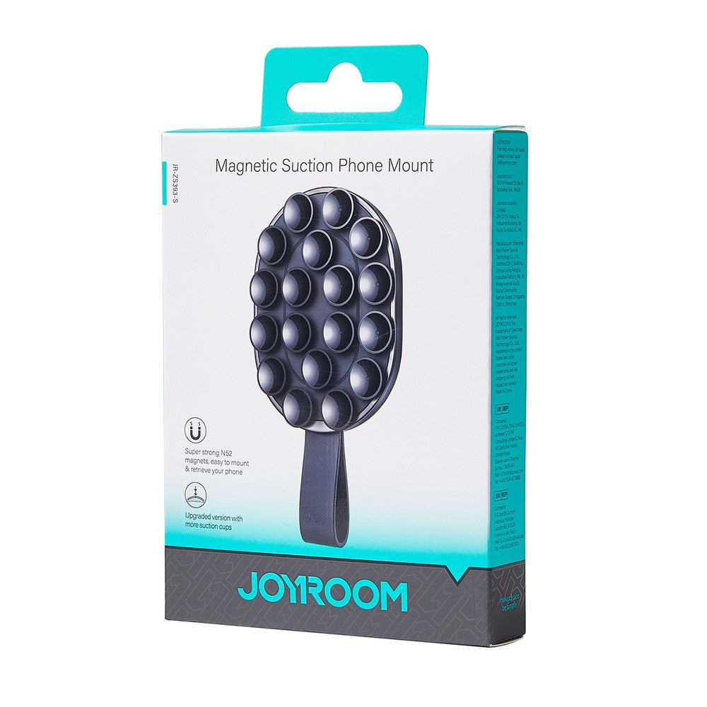 Magnetic Holder Joyroom JR-ZS393-S με Suction Cups για Τηλέφωνο 4.7-7" Μαύρο | www.lightgear.gr