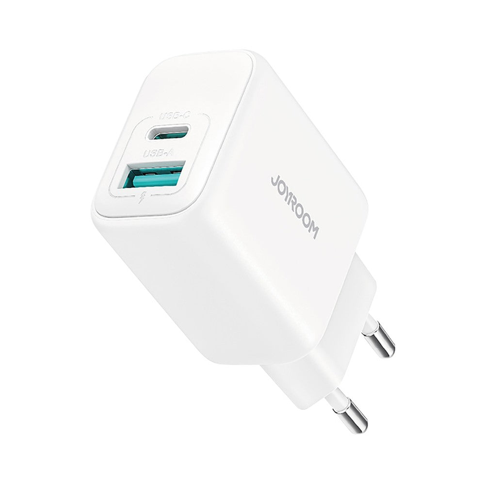 Επιτοίχιος Φορτιστής Joyroom JR-TCF21 USB-C / USB-A 20W PD / QC 3.0 Λευκό | www.lightgear.gr