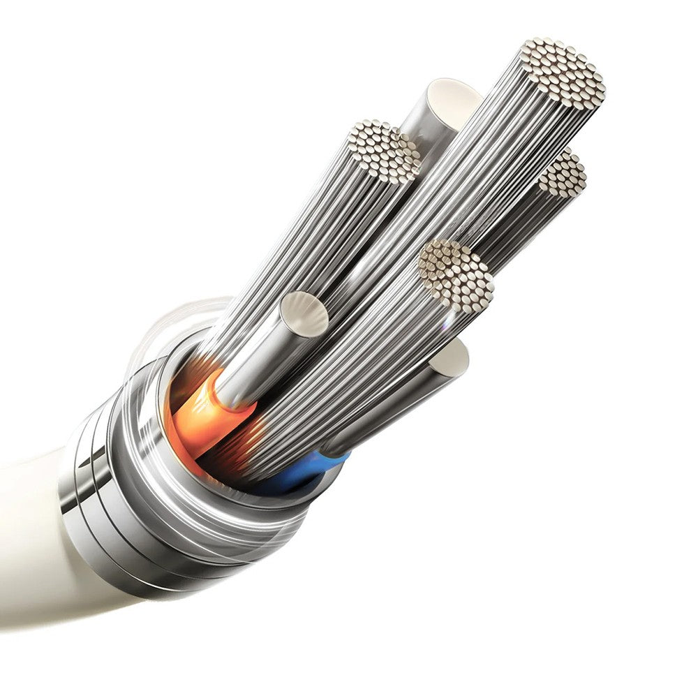 Καλώδιο Joyroom S-A53 3A USB-A - Lightning με Fluorescent Tip 1.2m Μπεζ | www.lightgear.gr