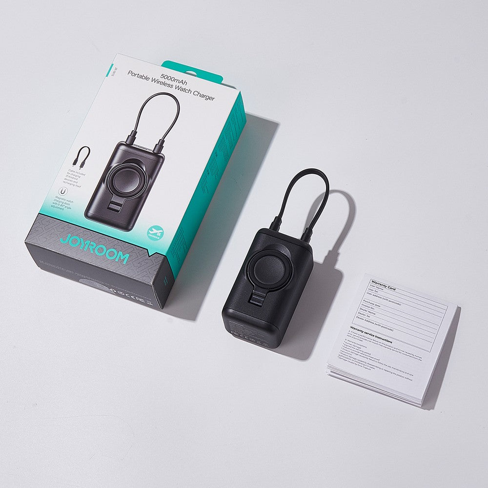 Wireless Power Bank Joyroom JR-W13 5000mAh για Apple Watch + USB-C & Lightning Μαύρο | www.lightgear.gr