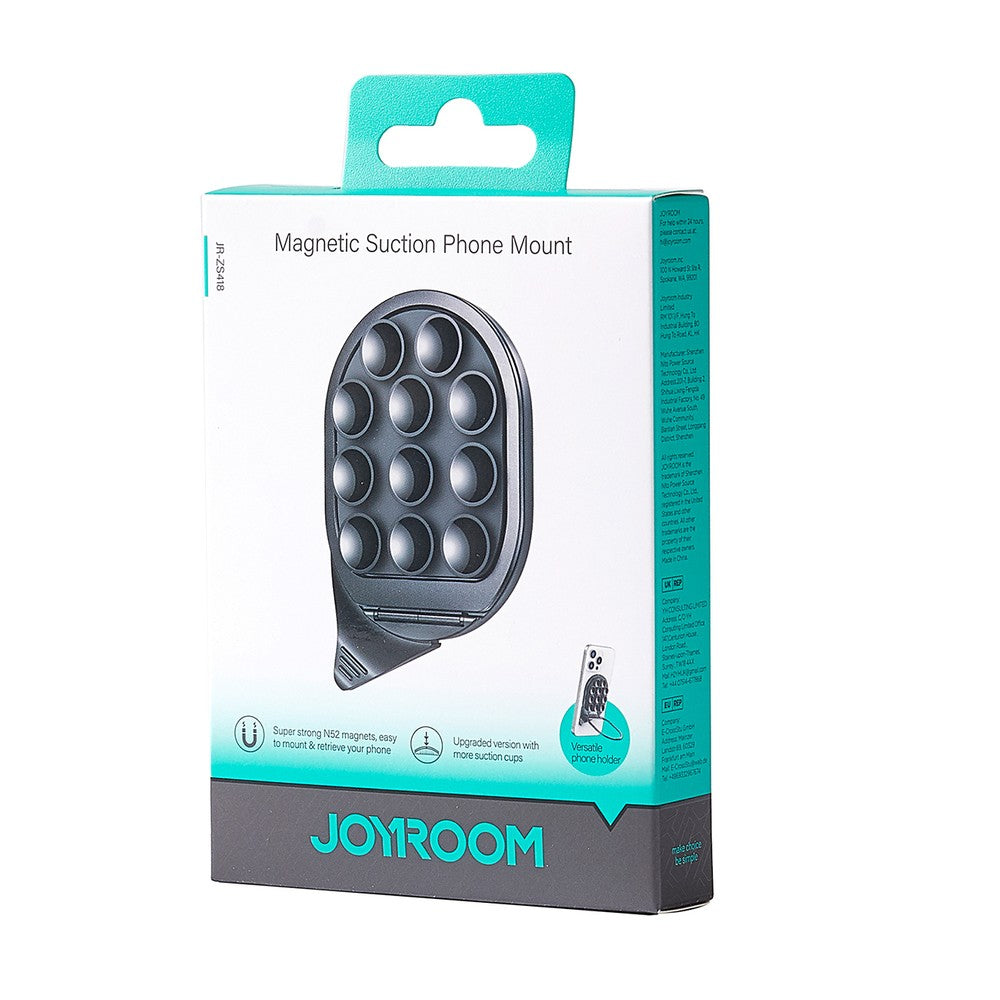 Smartphone Holder Joyroom JR-ZS418 με Stand και Suction Cups με MagSafe Μαύρο | www.lightgear.gr