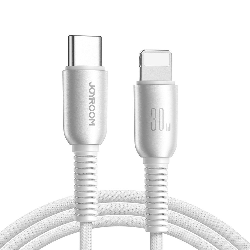 Καλώδιο USB-C - Lightning Joyroom S-A51 Cutting-Edge Series 30W 1.2m Ανοιχτό Γκρι | www.lightgear.gr