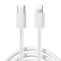 Καλώδιο Joyroom S-A45 Ben Series 30W USB-C - Lightning Braided 1m Λευκό | www.lightgear.gr