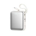 Powerbank Joyroom JR-PBF27 10000mAh 22.5W με Ενσωματωμένα Καλώδια USB-C και Lightning Λευκό | www.lightgear.gr