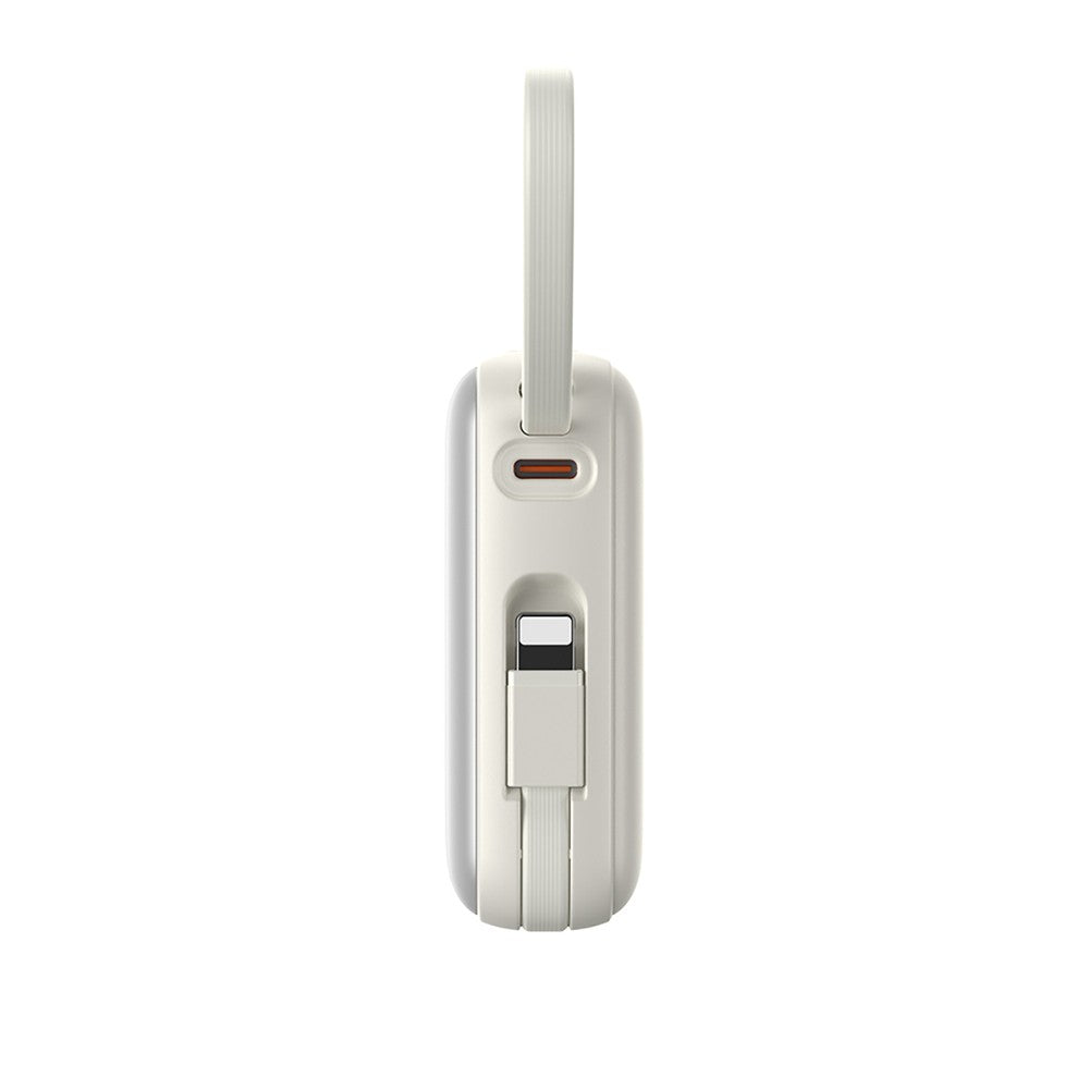 Powerbank Joyroom JR-PBF27 10000mAh 22.5W με Ενσωματωμένα Καλώδια USB-C και Lightning Λευκό | www.lightgear.gr