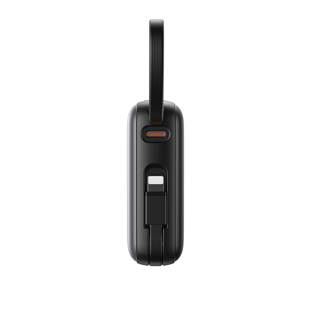 Powerbank Joyroom JR-PBF27 10000mAh 22.5W με Ενσωματωμένα Καλώδια USB-C και Lightning Μαύρο | www.lightgear.gr