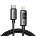 Καλώδιο Joyroom S-A16 Pro Prism Series 30W USB-C - Lightning με Display 1.2m Μαύρο | www.lightgear.gr