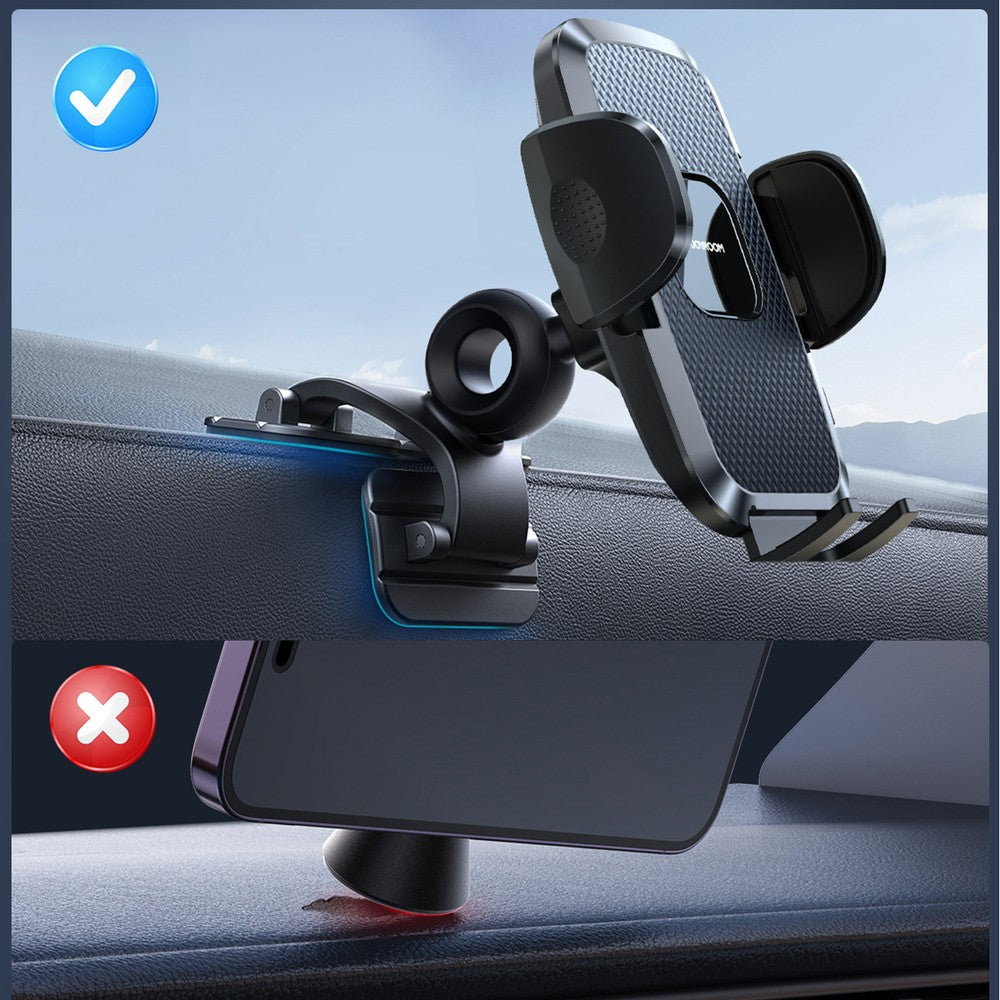 Clamp Car Holder Joyroom JR-ZS259 με Τρία Ρυθμιζόμενα Πόδια Μαύρο | www.lightgear.gr