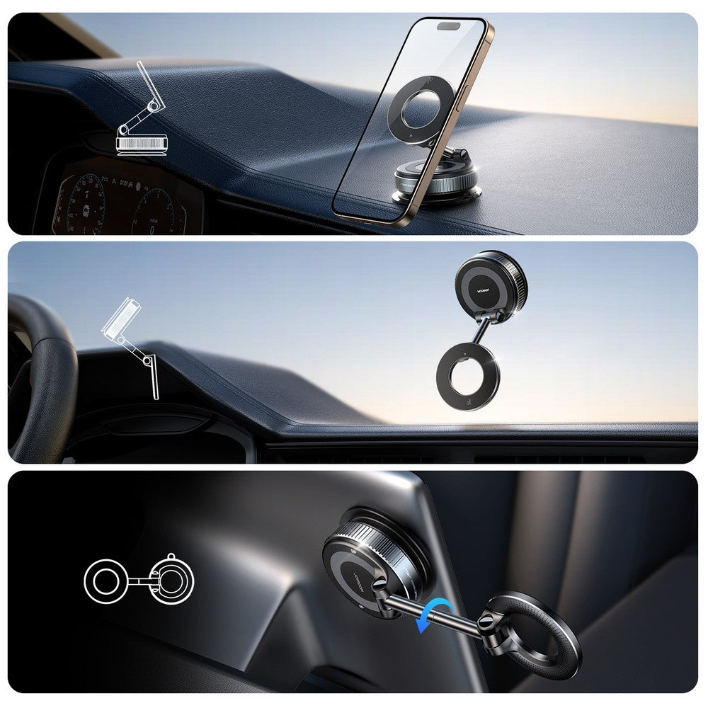 Magnetic Car Holder Joyroom JR-ZS501 με MagSafe για Dashboard Σκούρο Γκρι | www.lightgear.gr