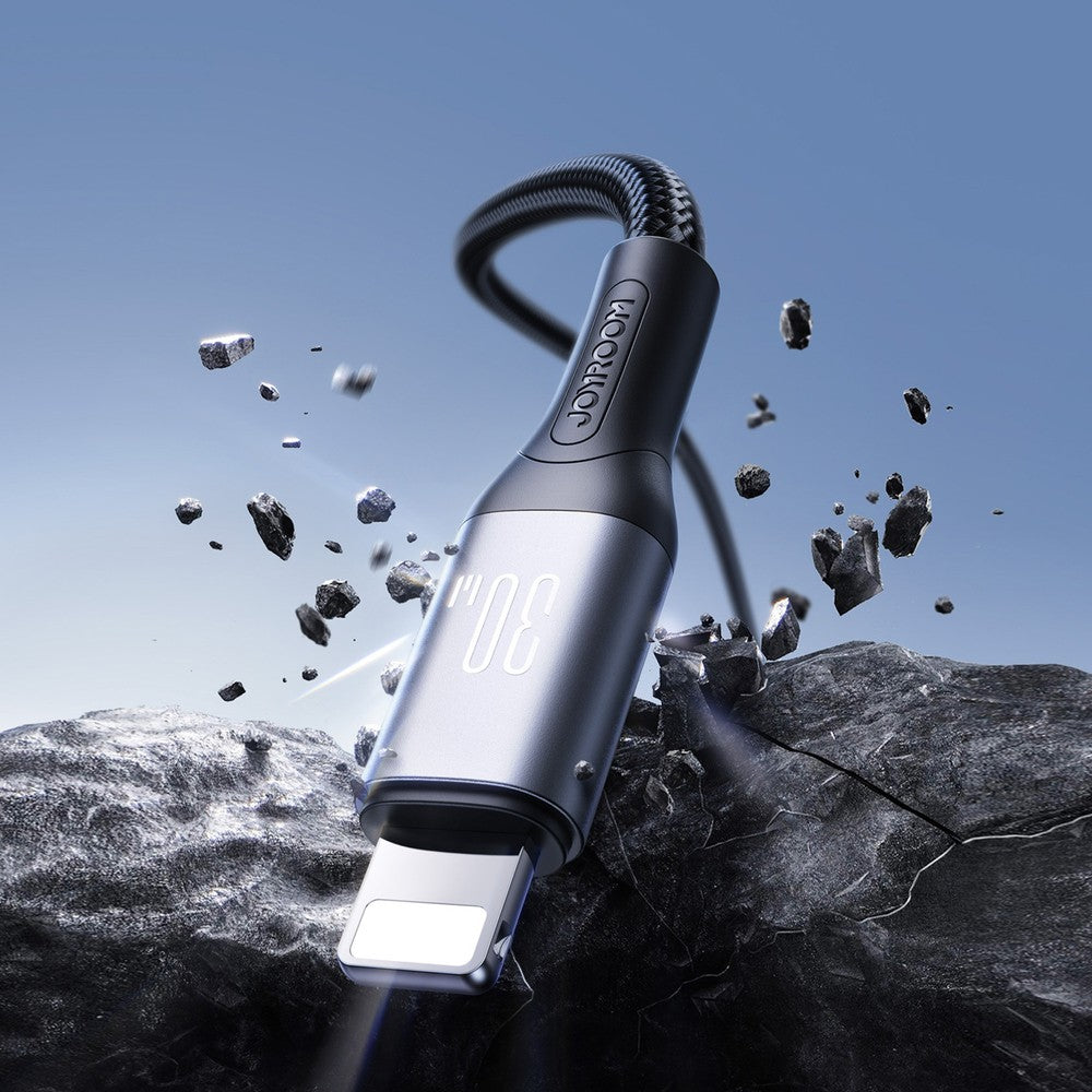 Καλώδιο Joyroom S-A28 Flash Series 30W USB-C - Lightning 1m Μαύρο | www.lightgear.gr