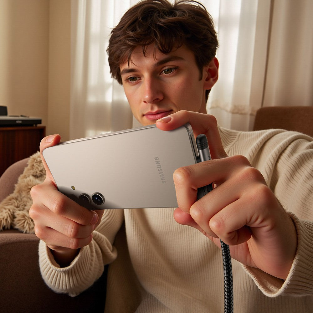 Καλώδιο USB-C - USB-C Joyroom S-A56 EnjoyX Series 60W 1.2m Μαύρο | www.lightgear.gr