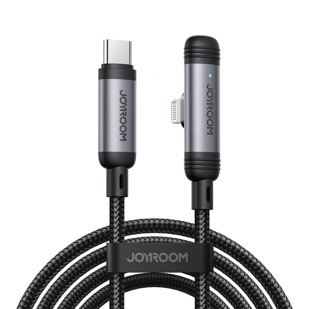 Καλώδιο Joyroom S-A56 EnjoyX Series 90° USB-C - Lightning 30W 1.2m Μαύρο | www.lightgear.gr